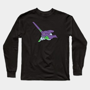 Eva Unit 01 Head Long Sleeve T-Shirt